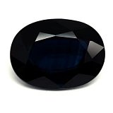 1.44 ct Oval Blue Natural Sapphire