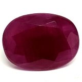 4.86 ct Oval Red Natural Ruby