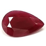 2.57 ct Pear Red Natural Ruby