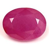 3.46 ct Oval Red Natural Ruby