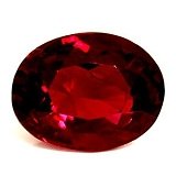 0.54 ct Oval Red Natural Ruby