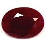3.44 ct Oval Red Natural Ruby