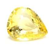 3.01 ct Pear Yellow Natural Sapphire