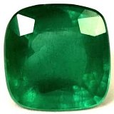 2.52 ct Cushion Green Natural Emerald