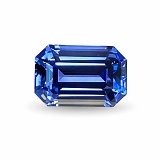 3.08 ct Emerald Blue Natural Sapphire