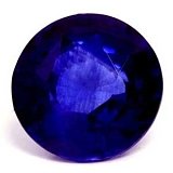 3.01 ct Round Blue Natural Sapphire