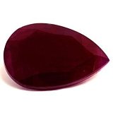 2.75 ct Pear Red Natural Ruby