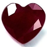2.02 ct Heart Red Natural Ruby
