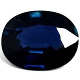 1.85 ct Oval Blue Natural Sapphire