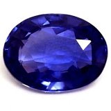 2.47 ct Oval Blue Natural Sapphire