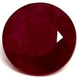 1.97 ct Round Red Natural Ruby