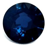 2.18 ct Round Blue Natural Sapphire