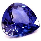 2.12 ct Pear Blue Natural Sapphire