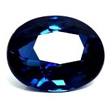 2.10 ct Oval Blue Natural Sapphire