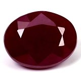 4.16 ct Oval Red Natural Ruby