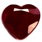 2.43 ct Heart Red Natural Ruby
