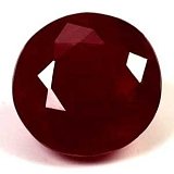 1.15 ct Round Red Natural Ruby