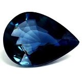 1.10 ct Pear Blue Natural Sapphire