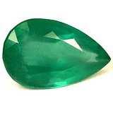 1.16 ct Pear Green Natural Emerald