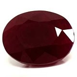 7.55 ct Oval Red Natural Ruby