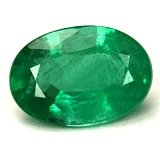 1.65 ct Oval Green Natural Emerald