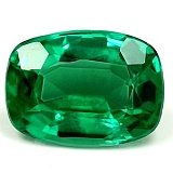 1.20 ct Cushion Green Natural Emerald