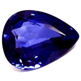 3.73 ct Pear Blue Natural Sapphire