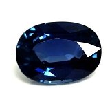 1.00 ct Oval Blue Natural Sapphire