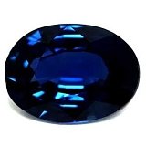 0.97 ct Oval Blue Natural Sapphire