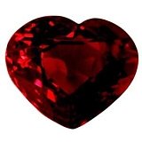 2.03 ct Heart Red Natural Ruby