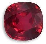 1.55 ct Cushion Red Natural Ruby