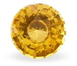 3.78 ct Round Yellow Natural Sapphire