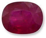 4.53 ct Cushion Red Natural Ruby