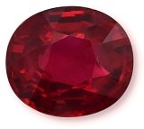 4.04 ct Oval Red Natural Ruby