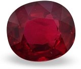6.04 ct Oval Red Natural Ruby