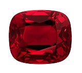 10.03 ct Cushion Red Natural Ruby