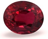 2.52 ct Oval Red Natural Ruby