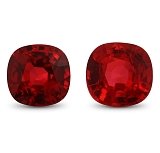 2.35 ct Cushion Red Natural Ruby