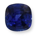 3.40 ct Cushion Blue Natural Sapphire