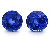 7.20 ct Round Blue Natural Sapphire