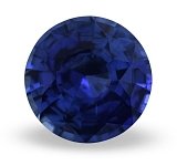 4.60 ct Round Blue Natural Sapphire