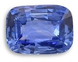 3.31 ct Cushion Blue Natural Sapphire