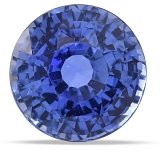 3.61 ct Round Blue Natural Sapphire
