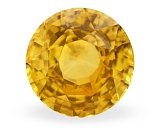 3.53 ct Round Yellow Natural Sapphire