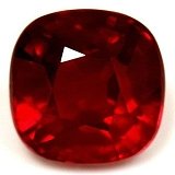 1.52 ct Cushion Red Natural Ruby