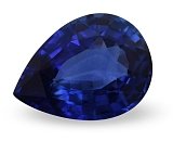 3.04 ct Pear Blue Natural Sapphire