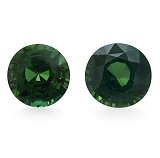7.21 ct Round Green Natural Sapphire