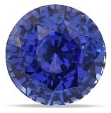5.34 ct Round Blue Natural Sapphire
