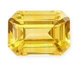 3.54 ct Emerald Yellow Natural Sapphire