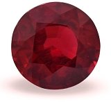 1.91 ct Round Red Natural Ruby